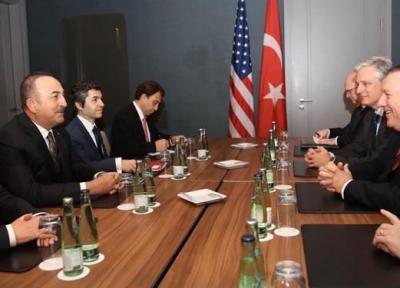 ملاقات دوجانبه وزرای خارجه آمریکا و ترکیه پیش از کنفرانس برلین