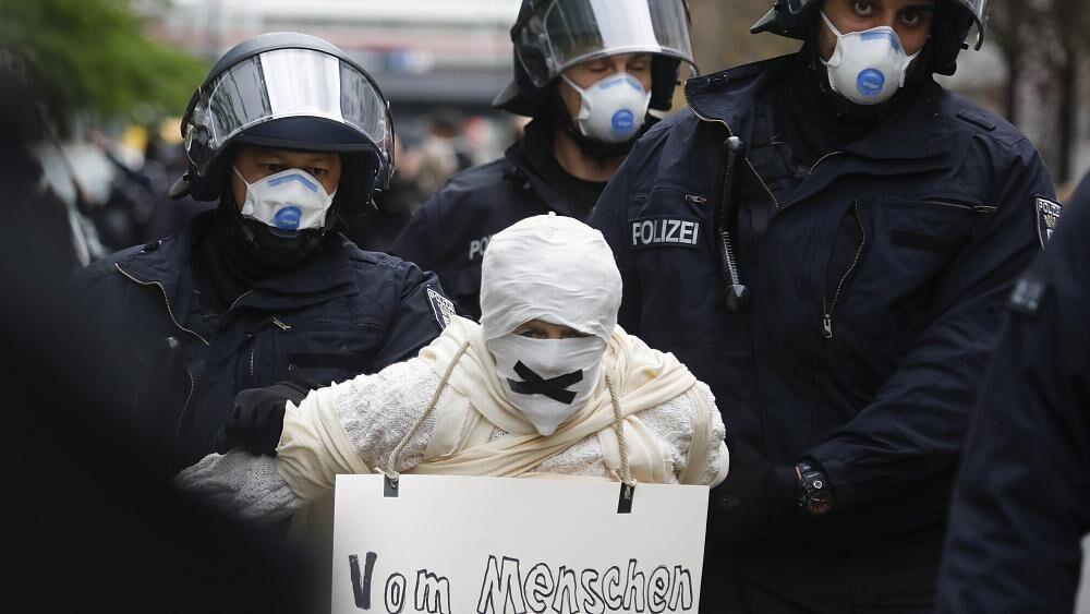 معترضان قرنطینه در آلمان بازداشت شدند