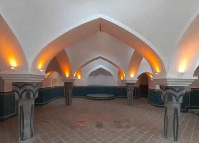 تبدیل حمام تاریخی بهشت گلپایگان به سفره خانه سنتی
