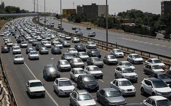 ترافیک نیمه سنگین در ورودی های تهران