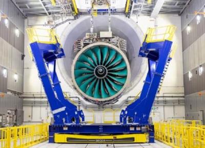 آماده سازی بزرگترین موتور هواپیمای دنیا برای آزمایش