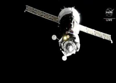 ورود سه فضانورد به ایستگاه فضایی بین المللی